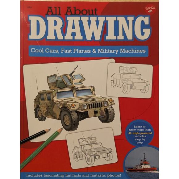 ❄️All About Drawing-Cars, Planes, and Military Vehicles - Picture 1 of 2
